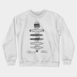 Cigar Vintage Patent Hand Drawing Crewneck Sweatshirt